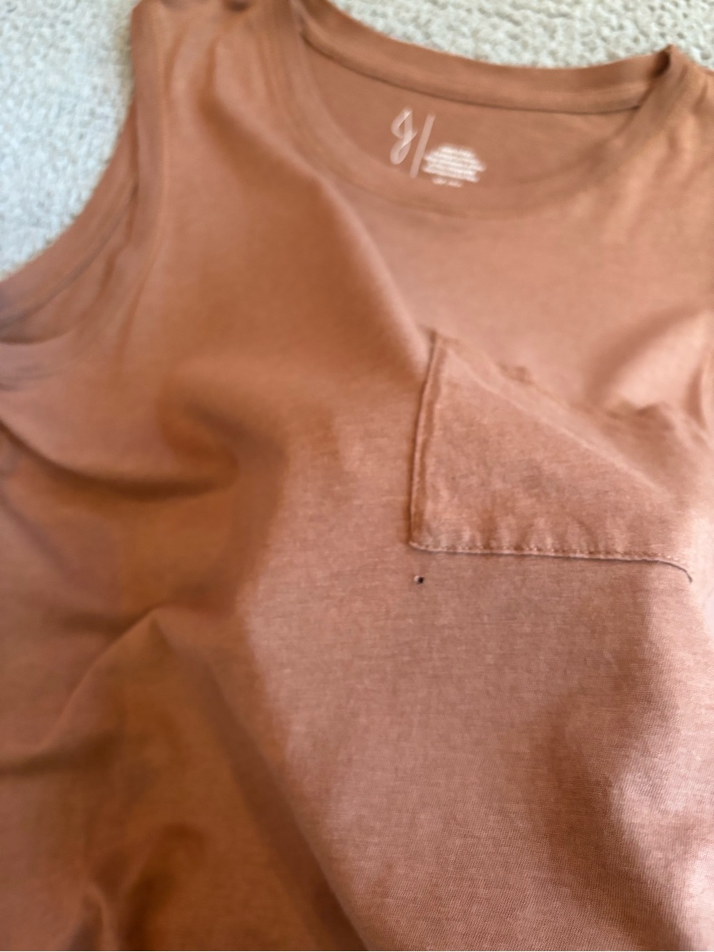 Cute Joie One Pocket Tank Top (Dusty Rose) - Picture 8 of 8